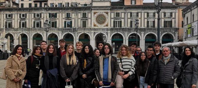 Visita al Liceo Scientifico di stato “Annibale Calini” di Brescia, progetto Erasmus+ IDEALI